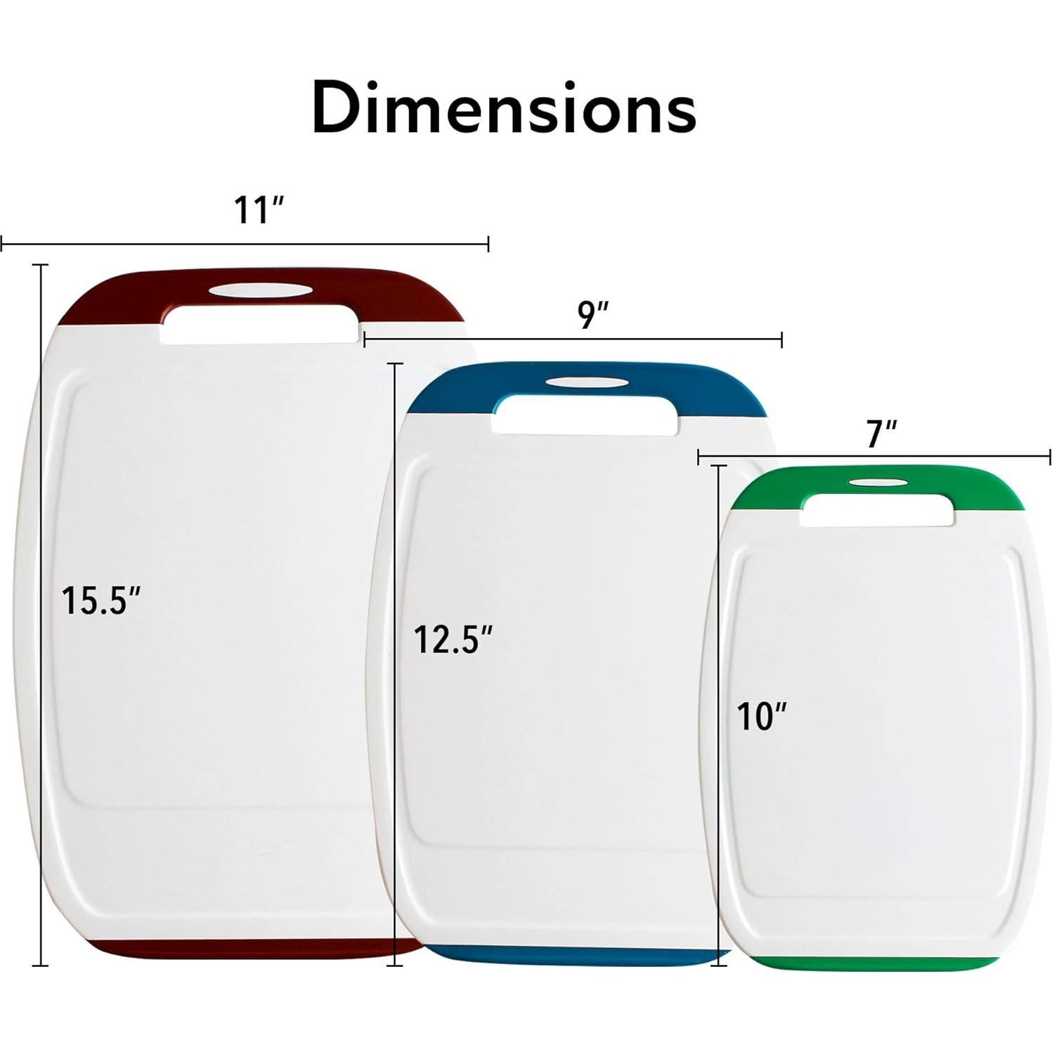 Juego de 3 Tablas de Cortar Neoflam Antimicrobiano Multicolor