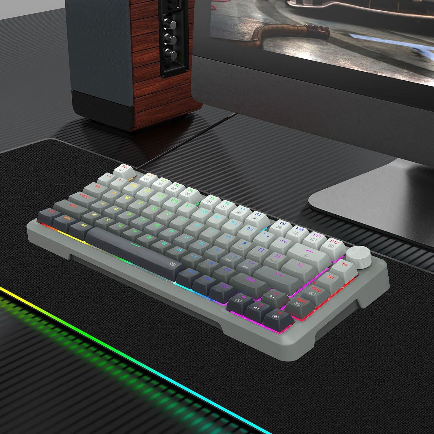 Teclado Gaming E-YOOSO Hz-82, Interruptores Magnéticos, RGB