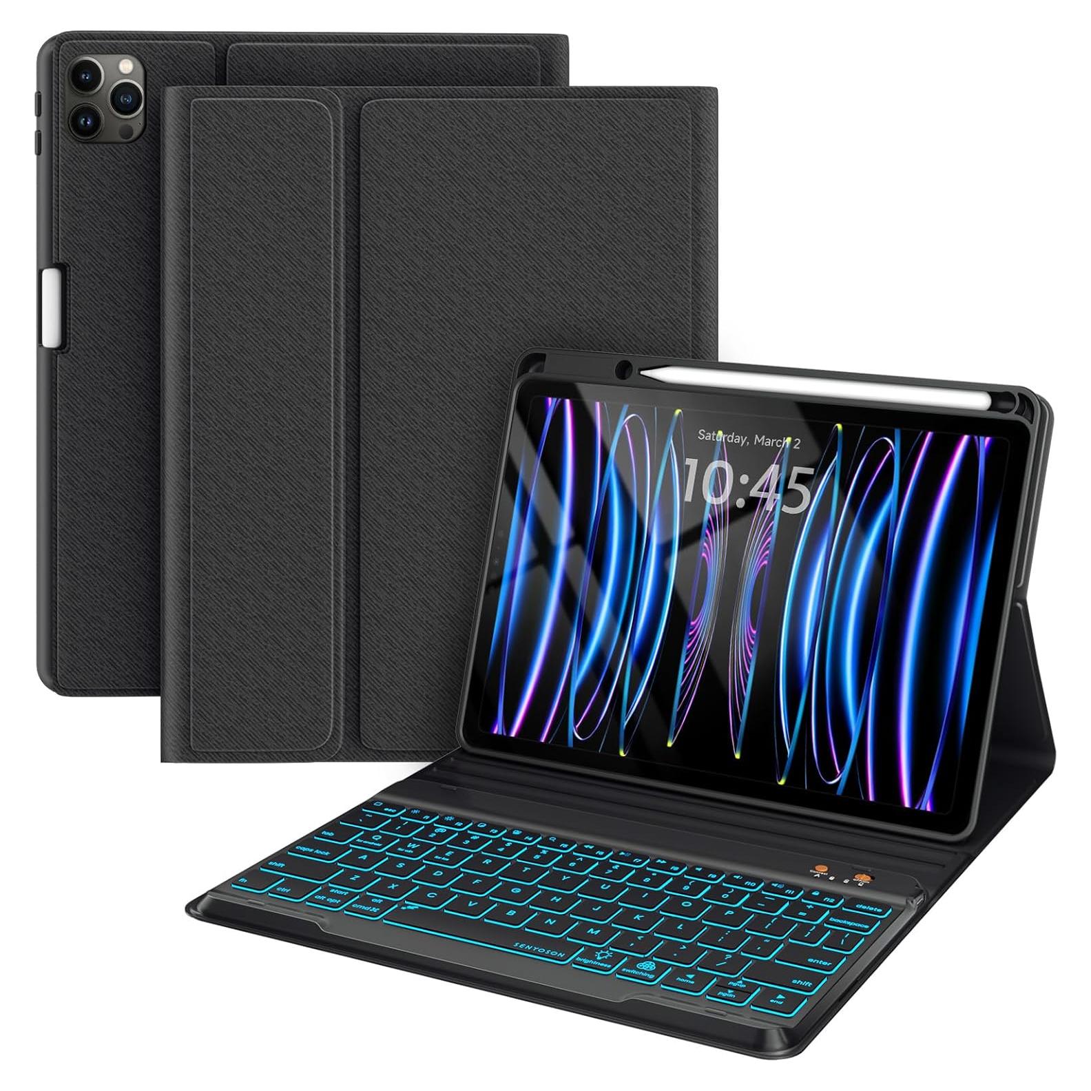 Funda de Teclado Bluetooth BLUTLOTUS para iPad Pro 12.9"