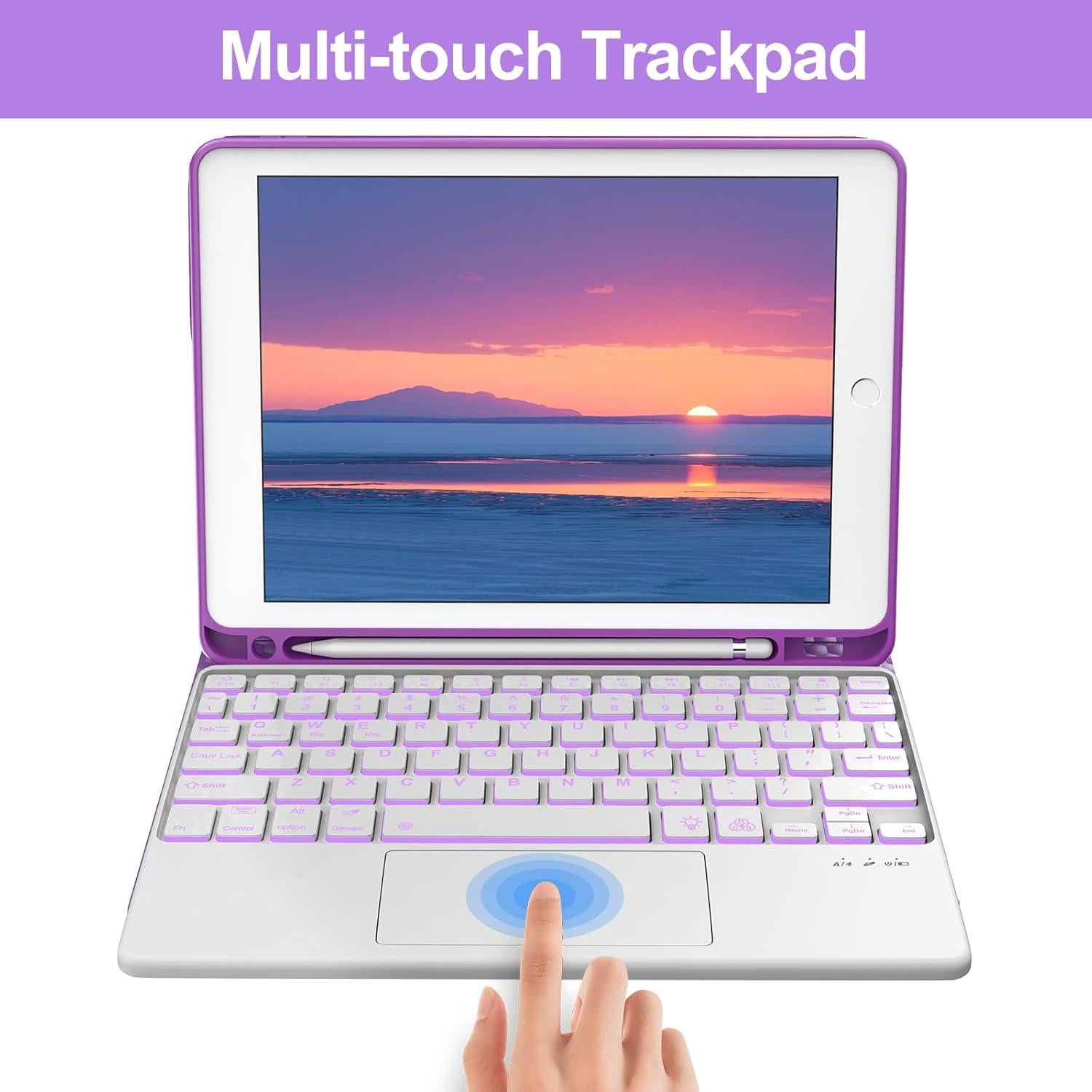 Funda Teclado Inalámbrico OYOSUOGG para iPad 10.2" 9na/8va/7ma Gen