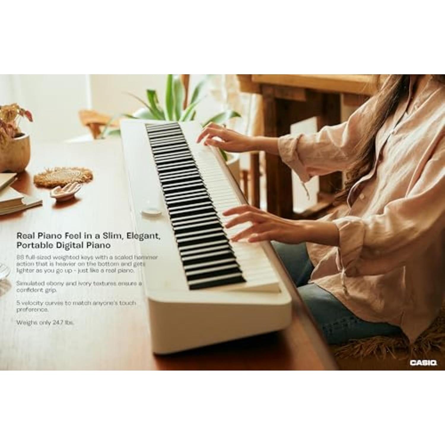 Piano Digital Casio Privia PX-S1100 88 Teclas Bluetooth Blanco