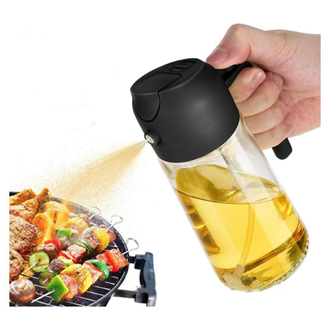 Dispensador de Aceite de Oliva Genérico 470ml 2 en 1 Antifugas