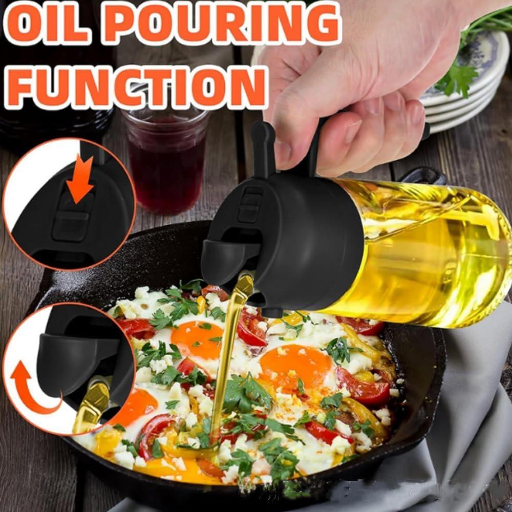 Dispensador de Aceite de Oliva Genérico 470ml 2 en 1 Antifugas