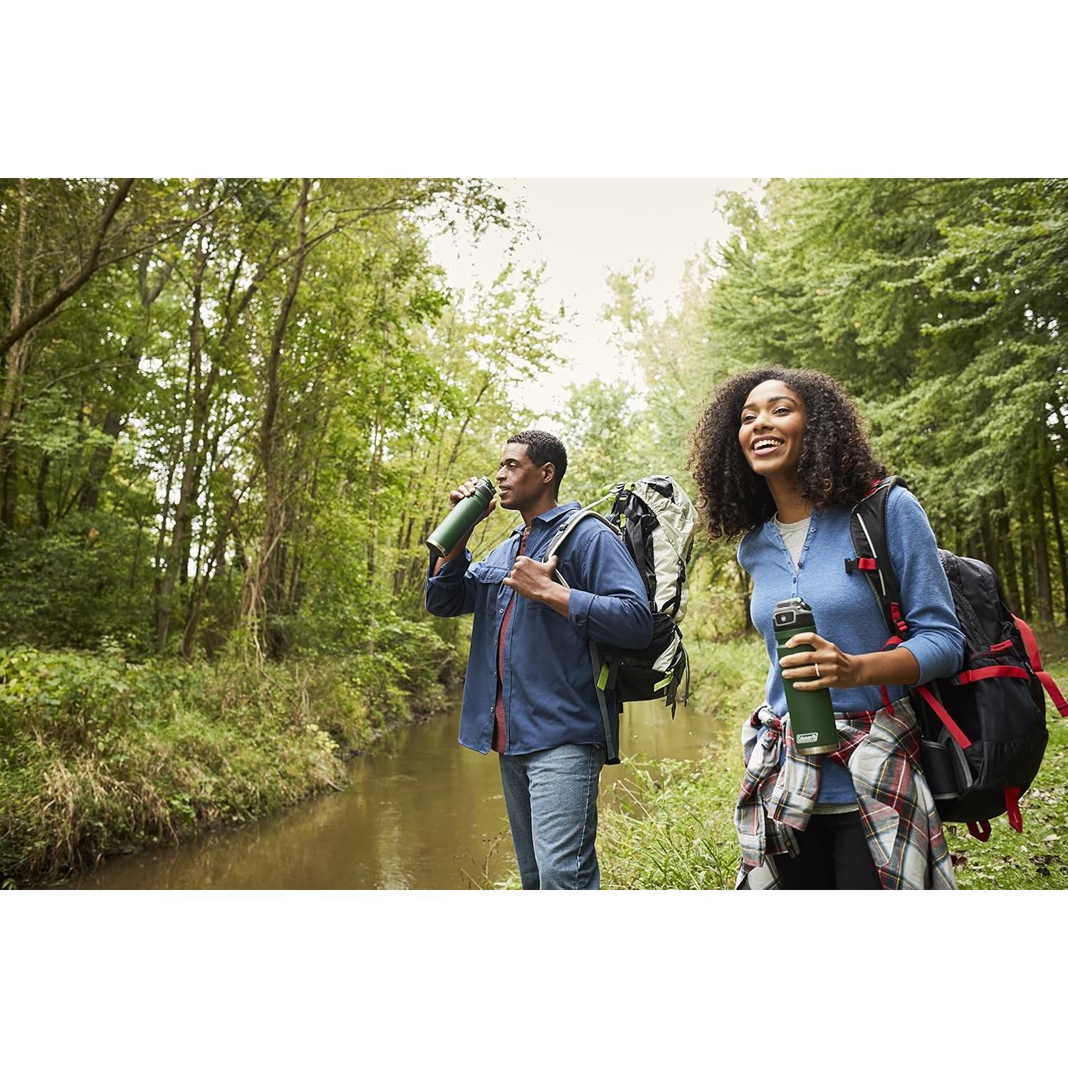 Botella de Agua Acero Inoxidable Coleman 710ml Negra AUTOSEAL