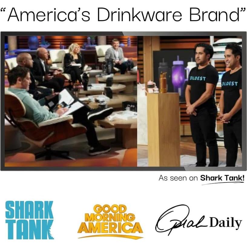 Taza aislada 36 oz El Agua Más Fría con Asa y Popote