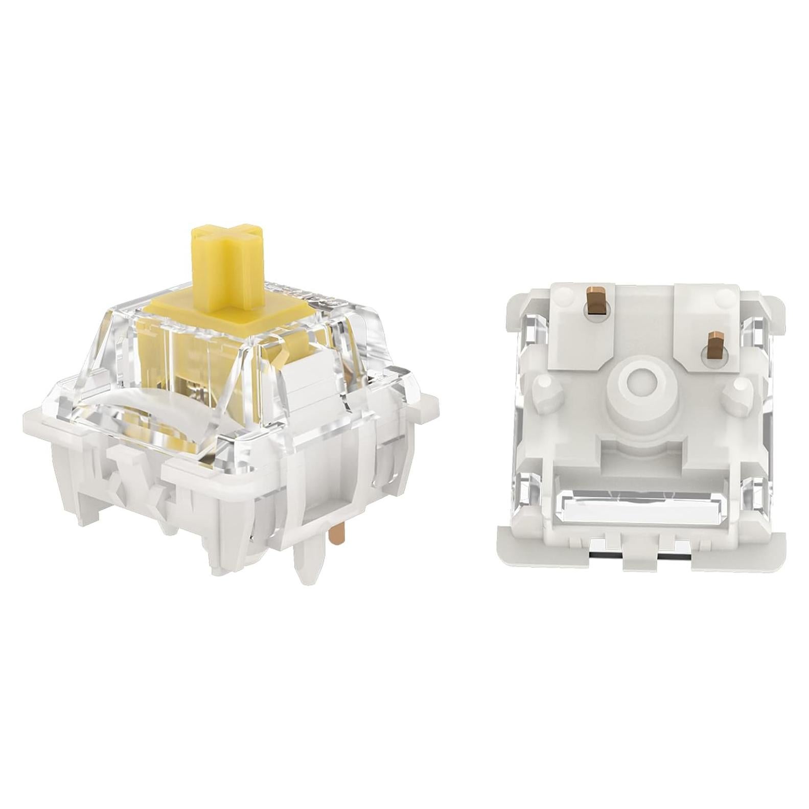 Interruptores GATERON G Pro 3.0 Amarillo 35PCS RGB Lineales