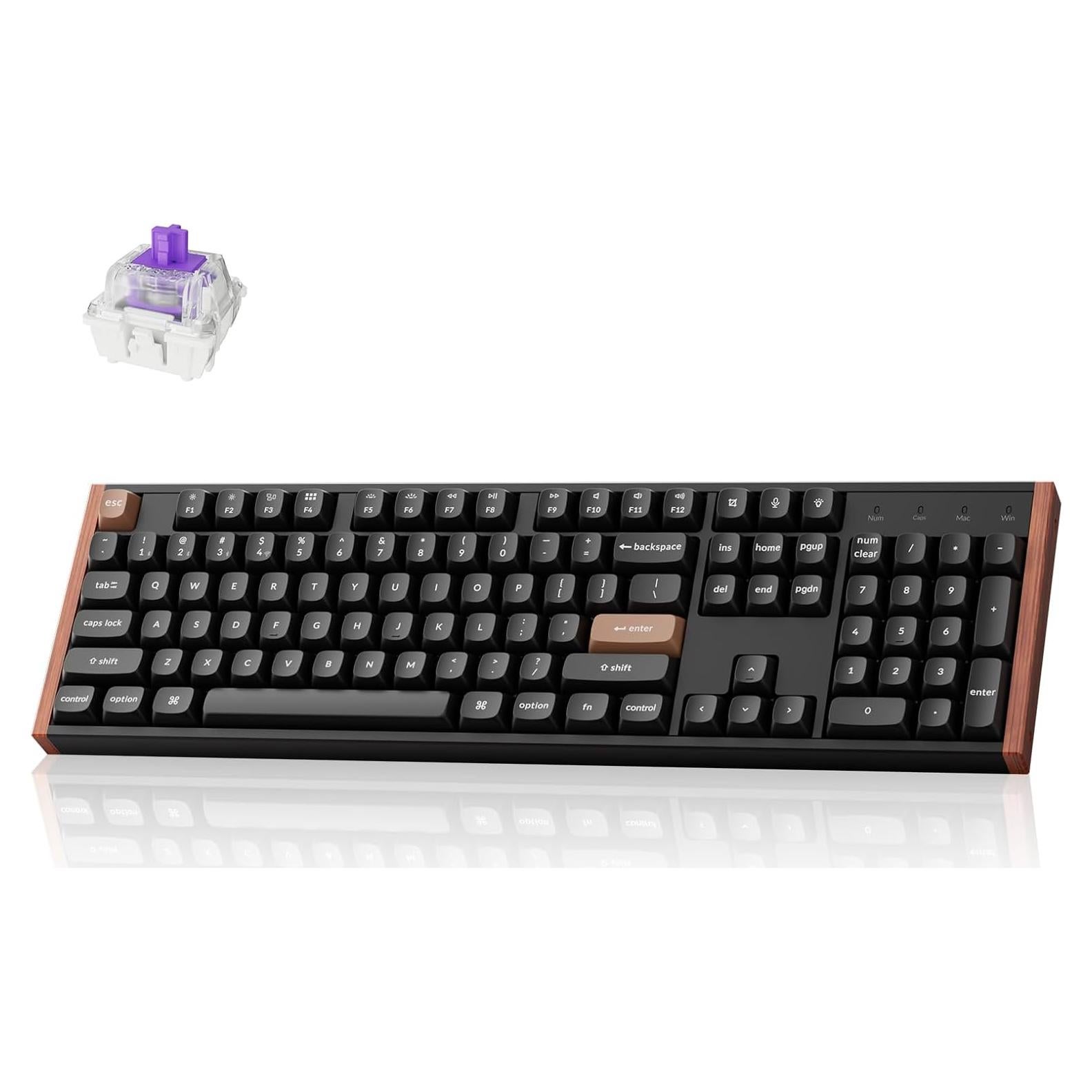 Teclado Inalámbrico Keychron K10 HE RGB Magnético - Negro