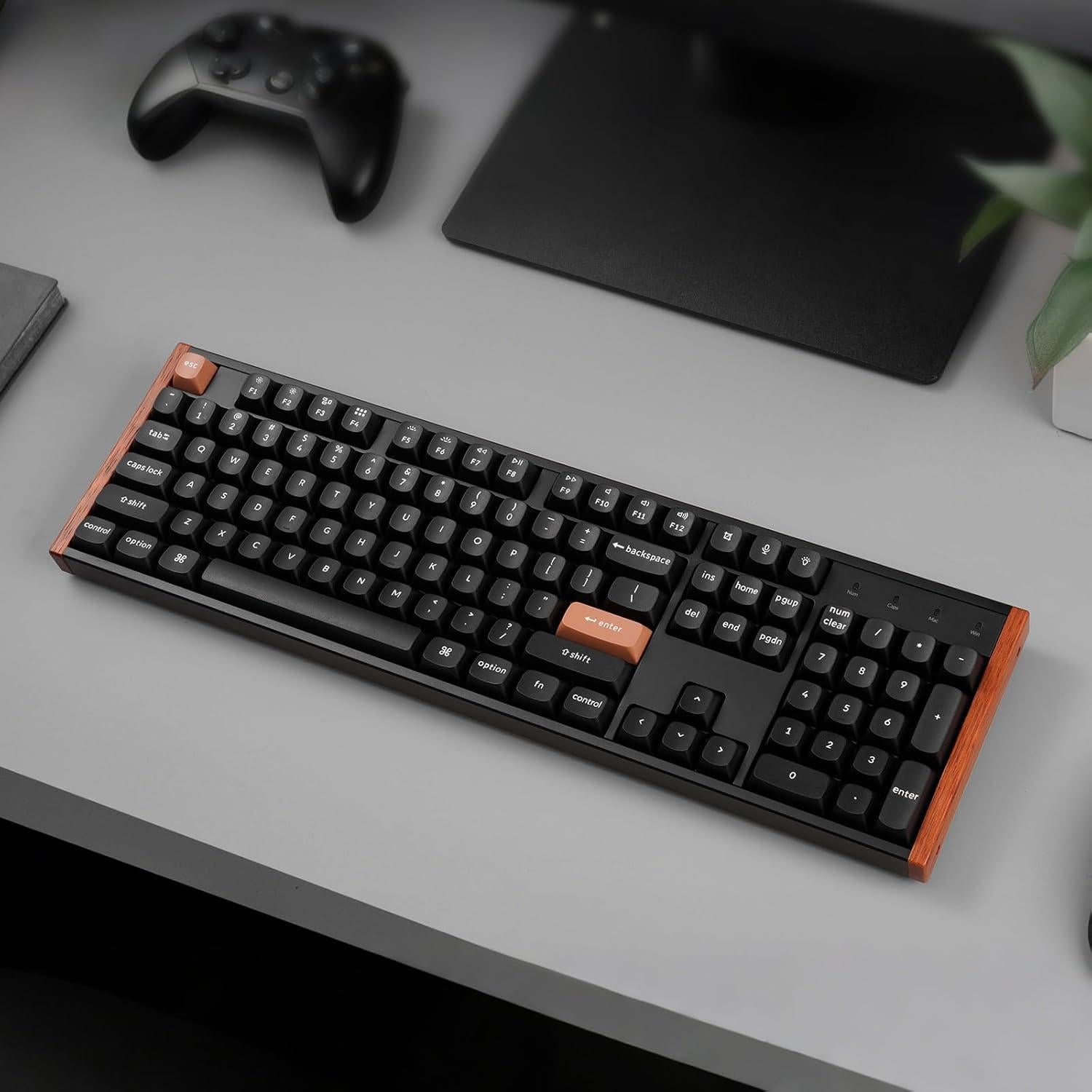 Teclado Inalámbrico Keychron K10 HE RGB Magnético - Negro