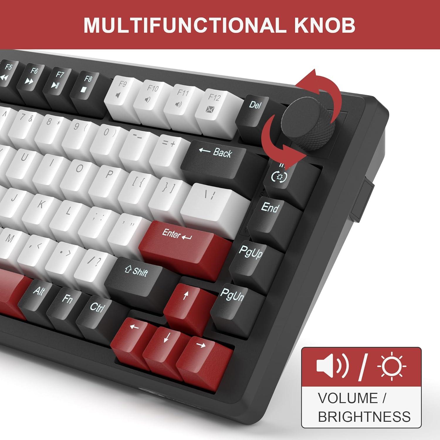 Teclado Mecánico Compacto 75% MageGee STAR75 Retroiluminado