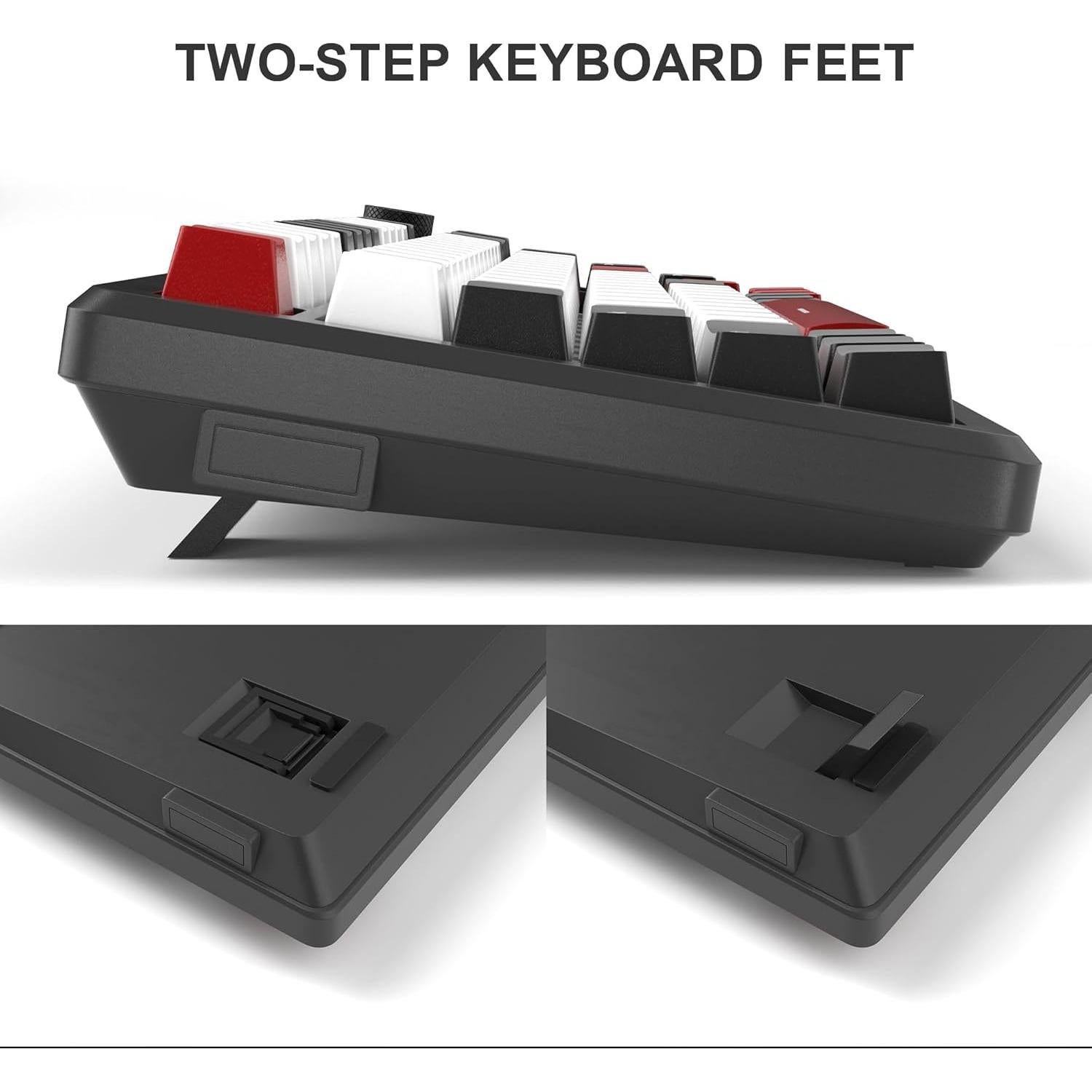 Teclado Mecánico Compacto 75% MageGee STAR75 Retroiluminado