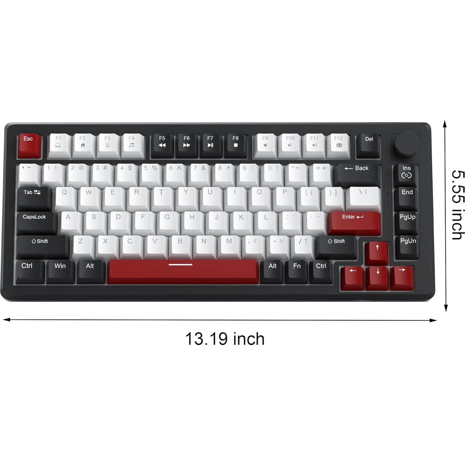 Teclado Mecánico Compacto 75% MageGee STAR75 Retroiluminado