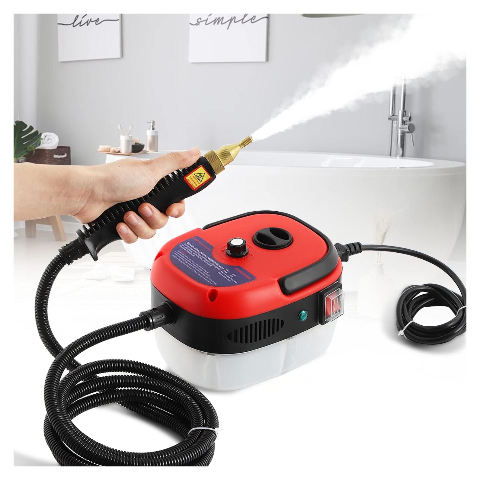 Limpiador a Vapor Portátil Moongiantgo 2500W 1L Rojo