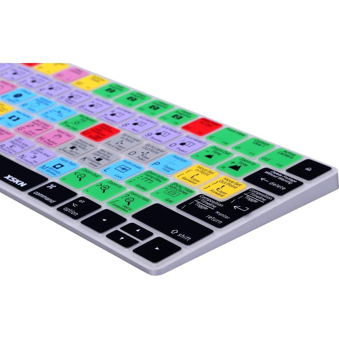 Cubierta de Teclado de Silicona XSKN para Adobe After Effects