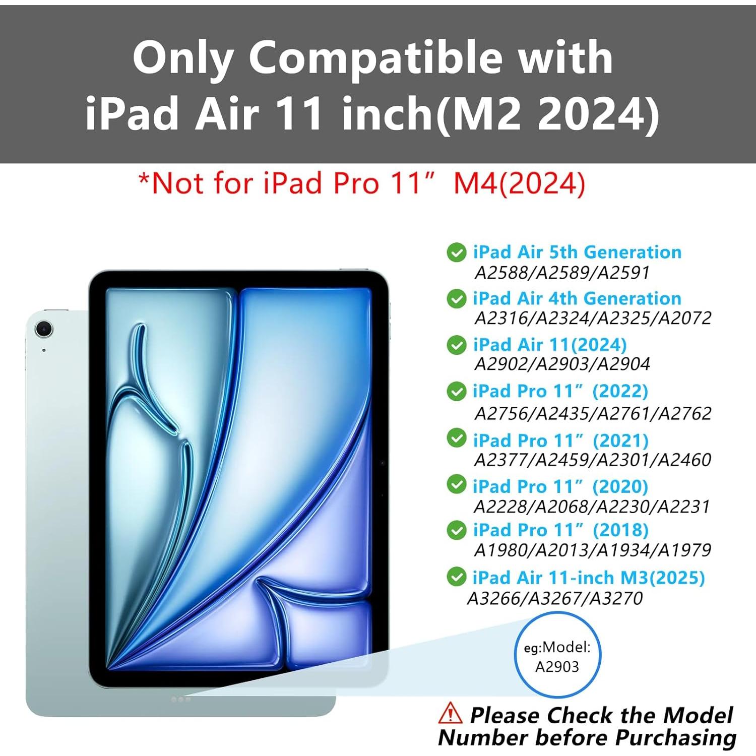 Funda Teclado Bluetooth TopPerfekt para iPad Air 11" M2/M3 2024/2025