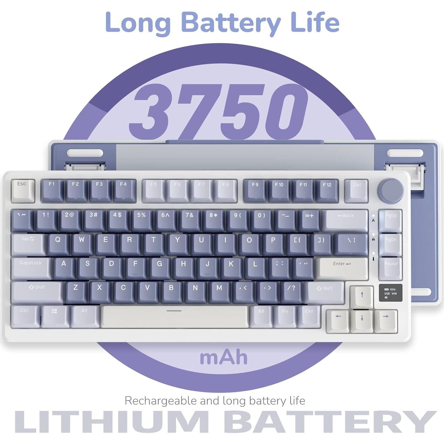 Teclado Mecánico RK Royal Kludge M75 75% RGB Bluetooth