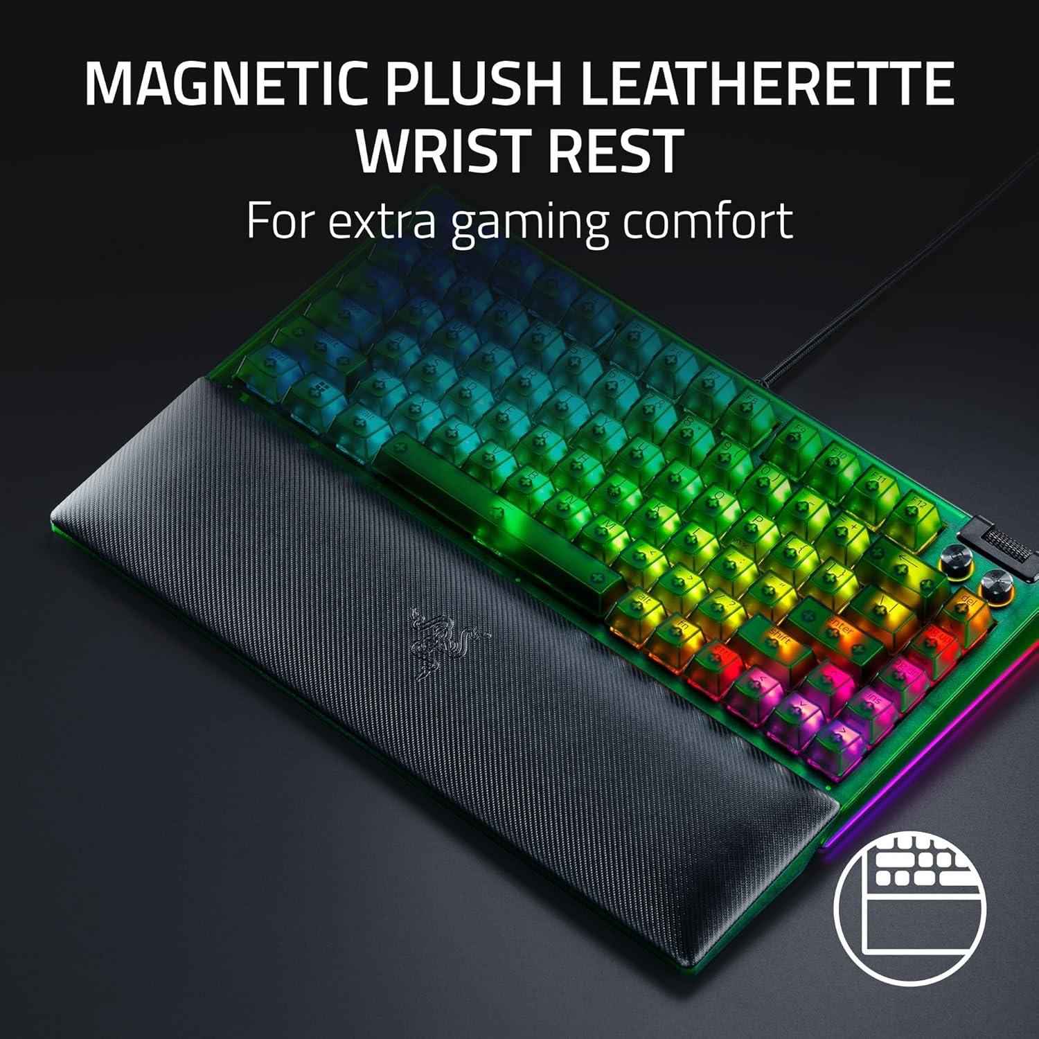 Teclado Mecánico Razer BlackWidow V4 75% RGB Compacto