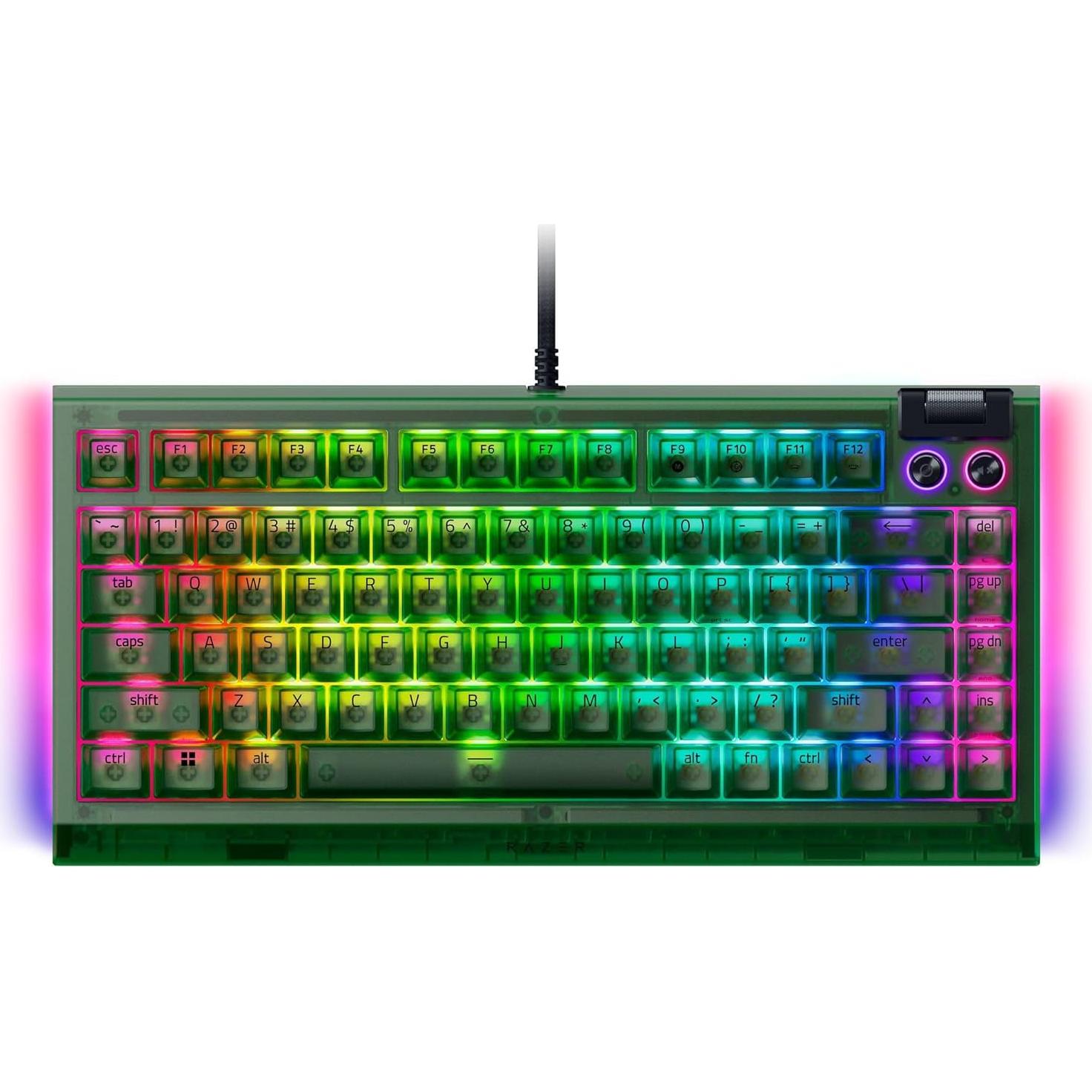 Teclado Mecánico Razer BlackWidow V4 75% RGB Compacto