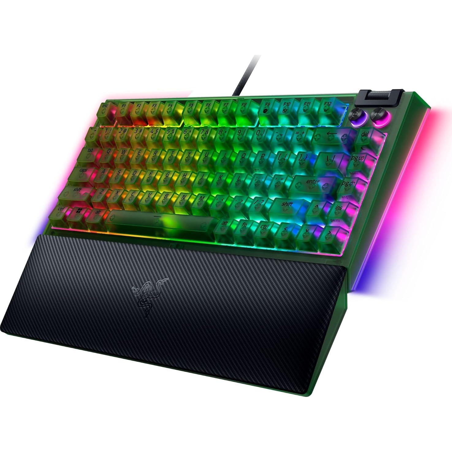 Teclado Mecánico Razer BlackWidow V4 75% RGB Compacto