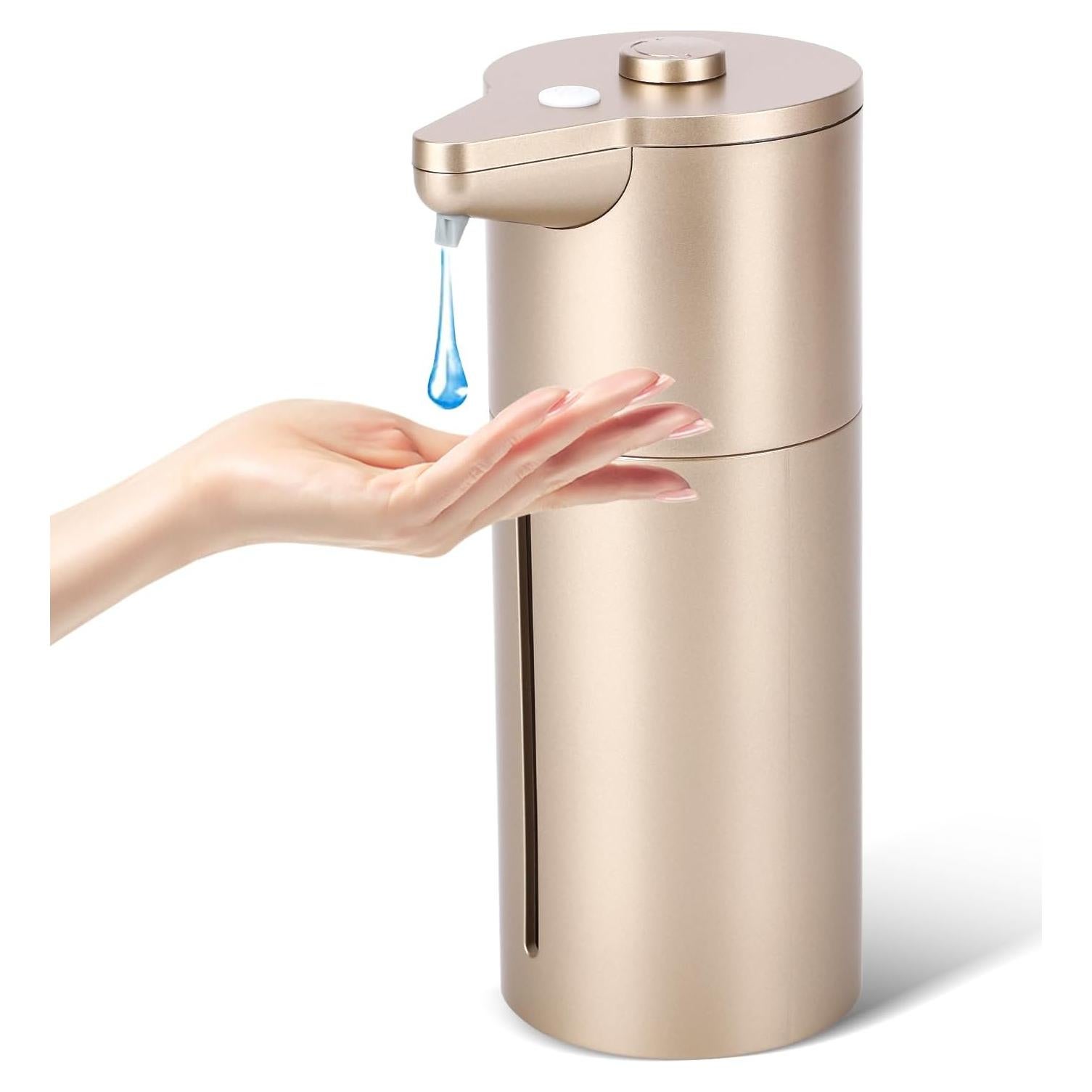 Dispensador de Jabón Automático Aunmaon Dorado 370ml Manos Libres