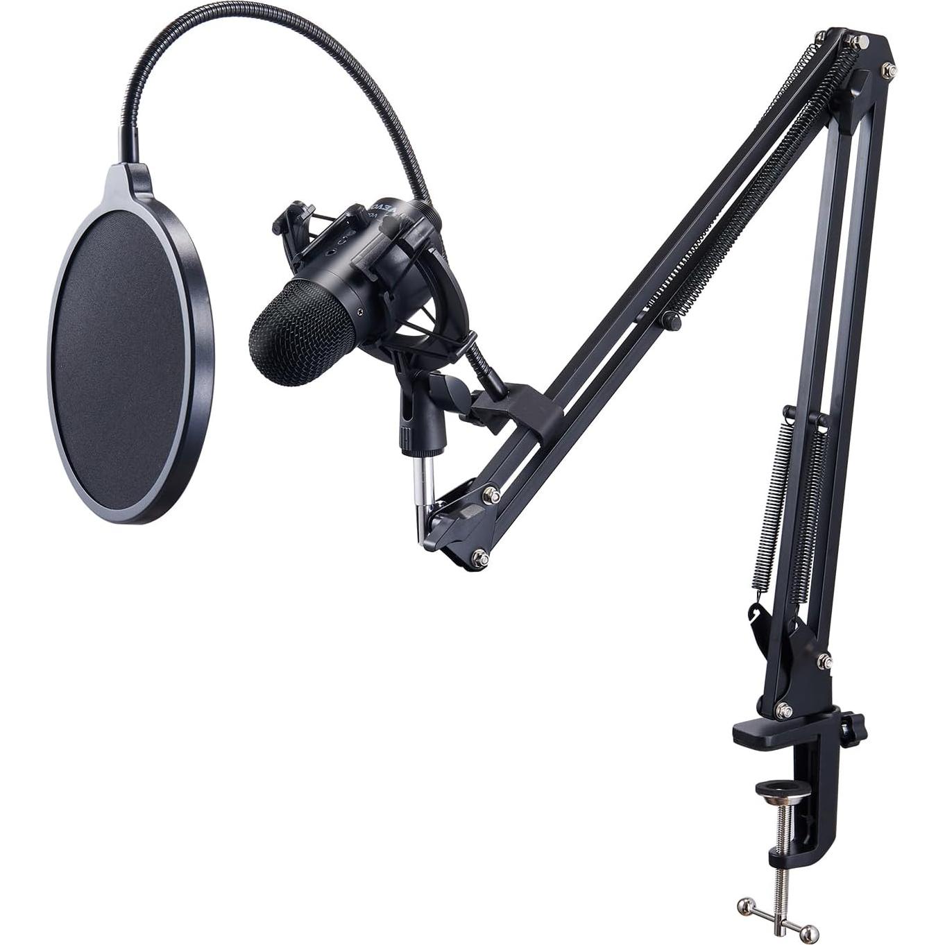 Micrófono USB VEVOR AK-V4, 192kHz/24-bit, Condensador Profesional