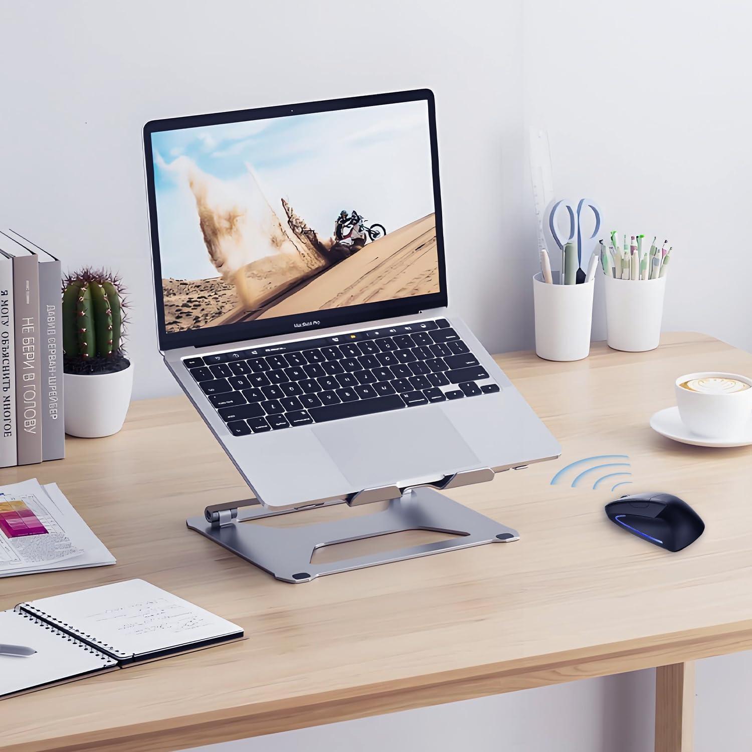 Ratón Ergonómico Vertical Inalámbrico KUNSI 2.4G DPI Ajustable