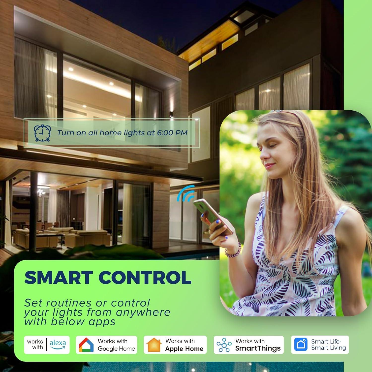 Bombilla Inteligente Lightinginside A19 E26 9W RGBW WiFi 800LM