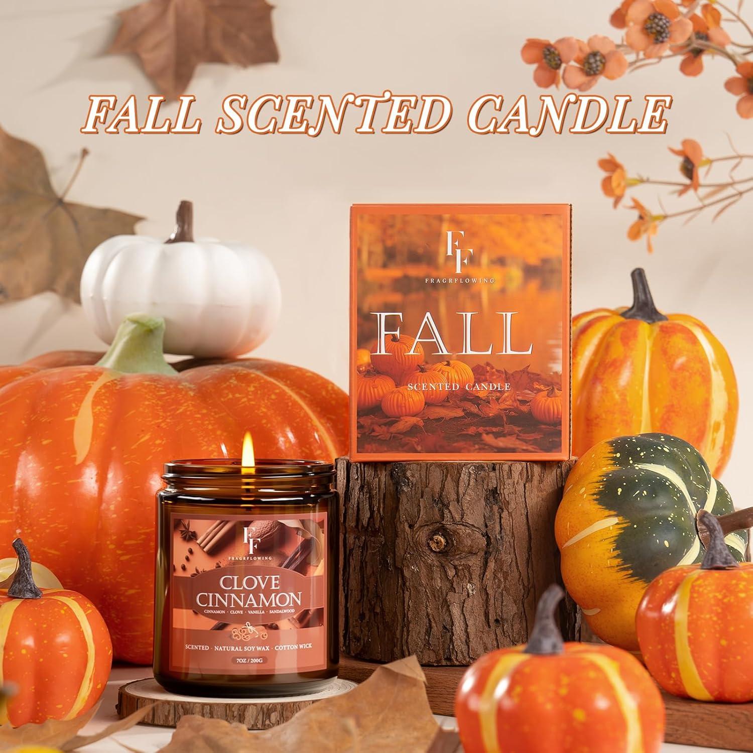 Vela Aromática de Soja Clavo y Canela 198 g - Otoño