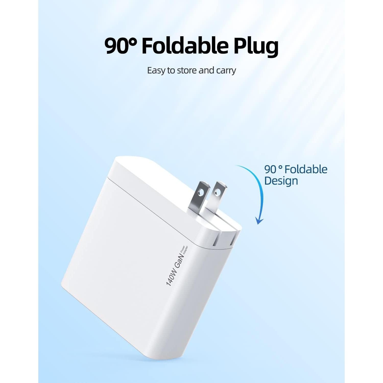 Cargador Rápido 140W Superer para Laptop Samsung USB-C