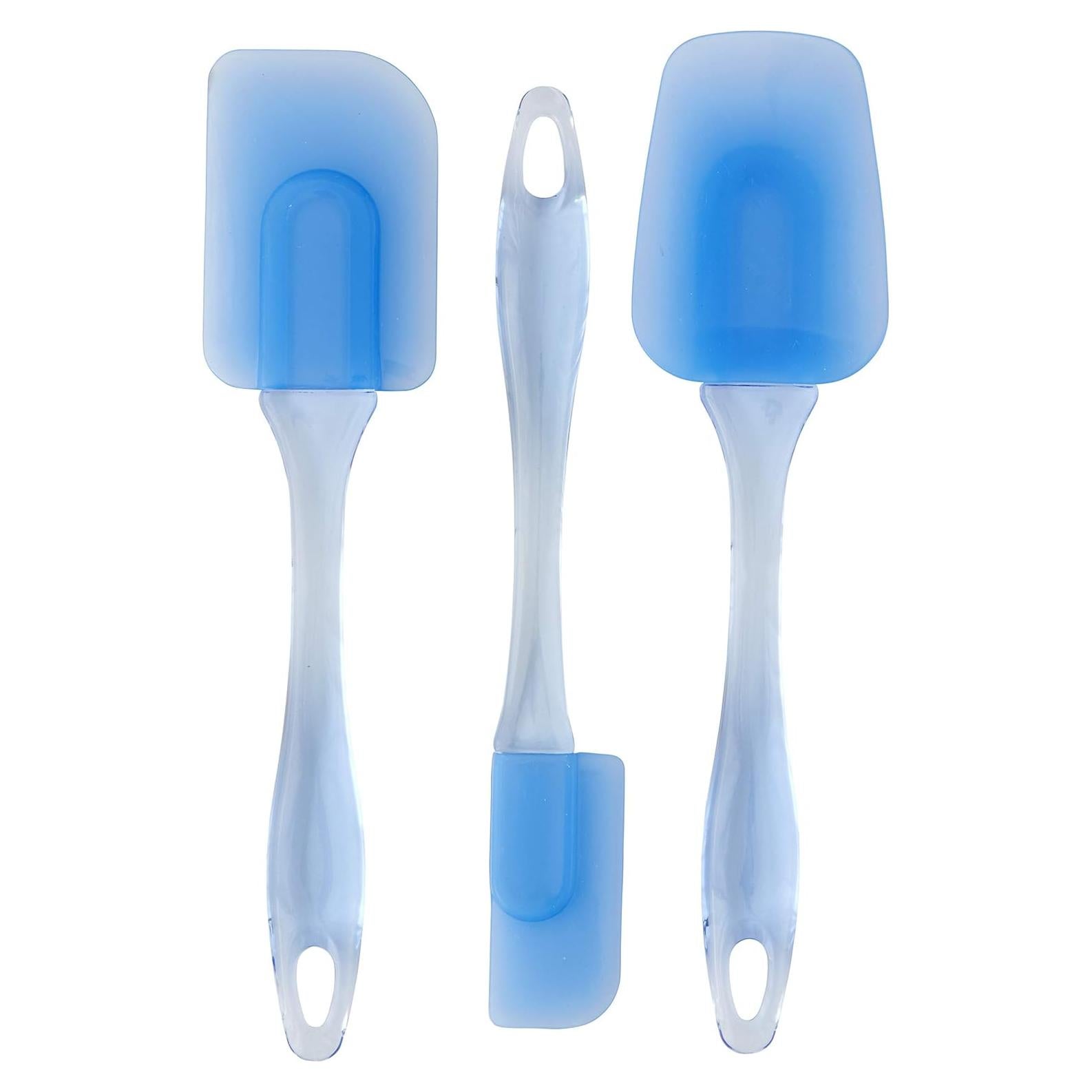 Juego de Espátulas de Silicona Wilton Easy Flex 3 Piezas Azul