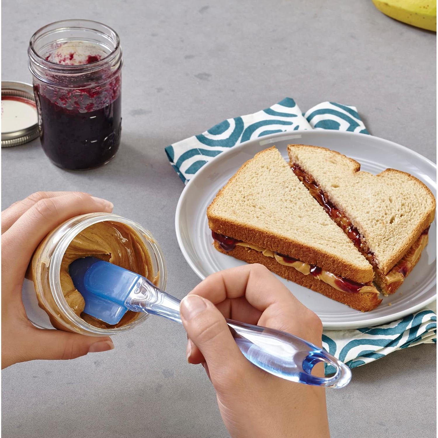 Juego de Espátulas de Silicona Wilton Easy Flex 3 Piezas Azul