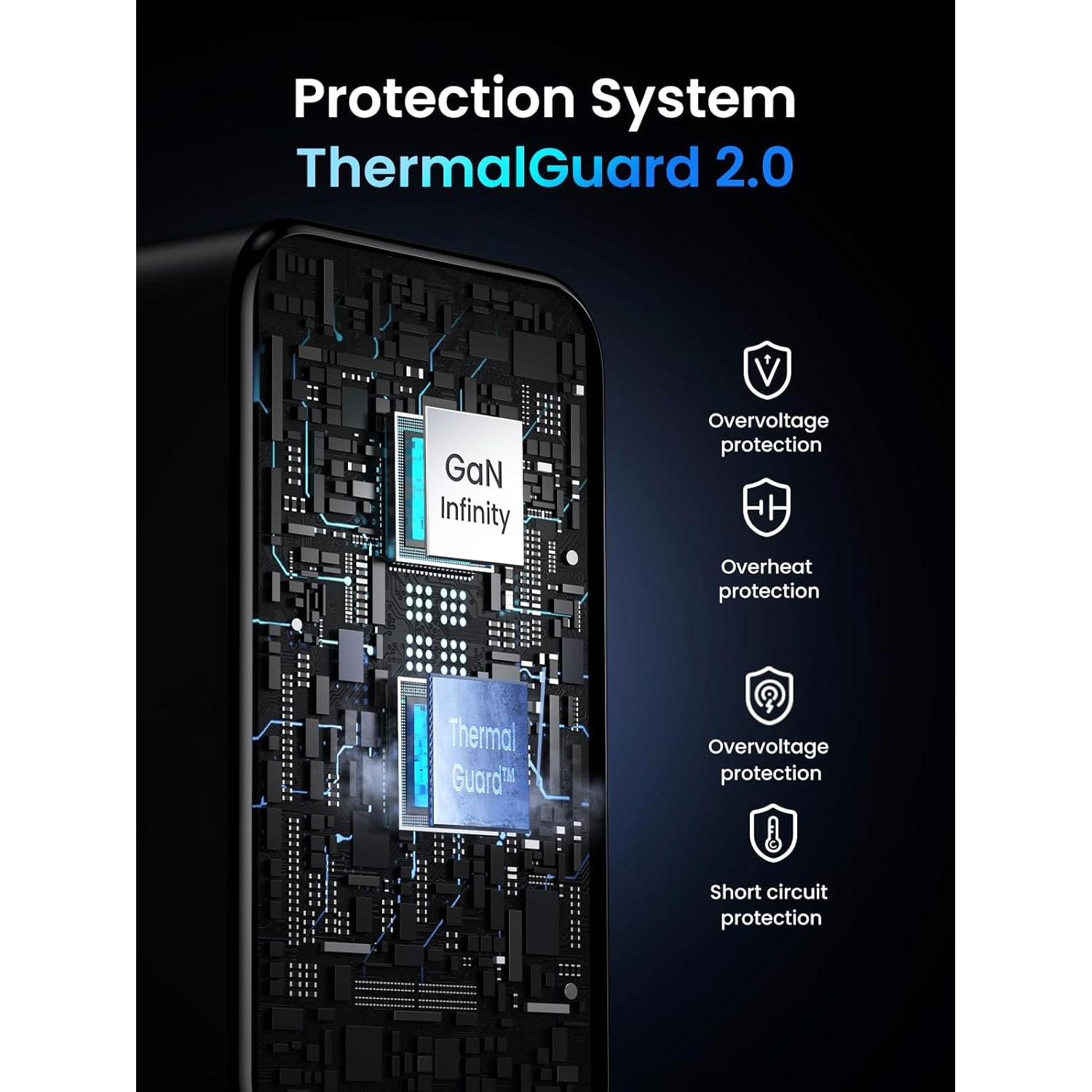 Cargador USB C UGREEN 100W Nexode X 3 Puertos Rápido