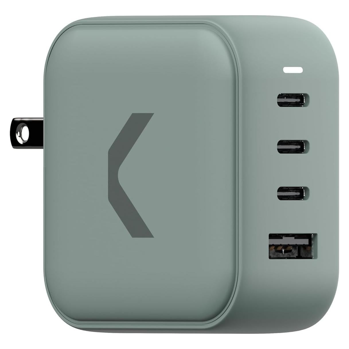 Cargador Rápido Clemm Core 100W GaN 4 Puertos USB-C y USB-A