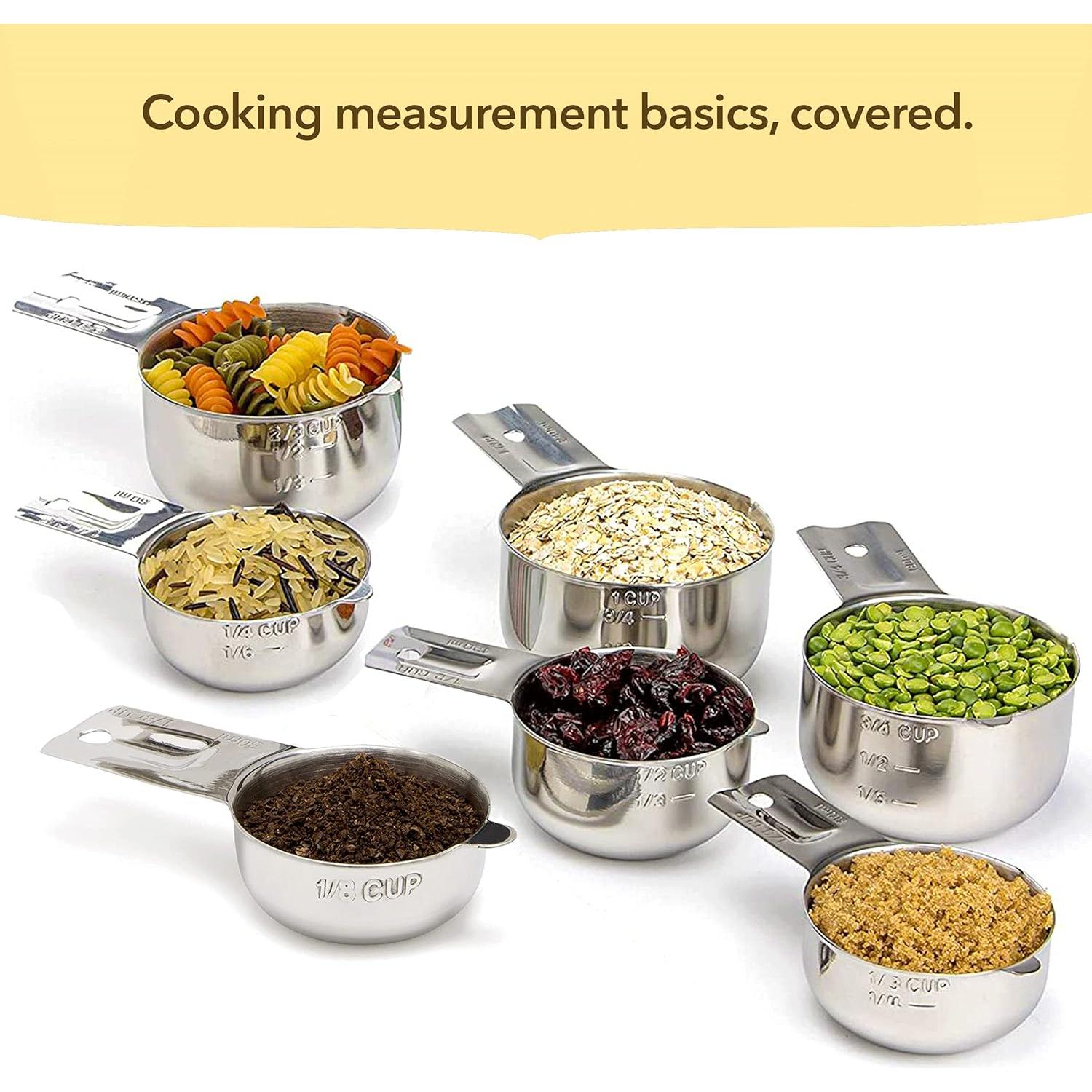 Juego de Tazas Medidoras Simply Gourmet 7 Piezas Acero Inoxidable