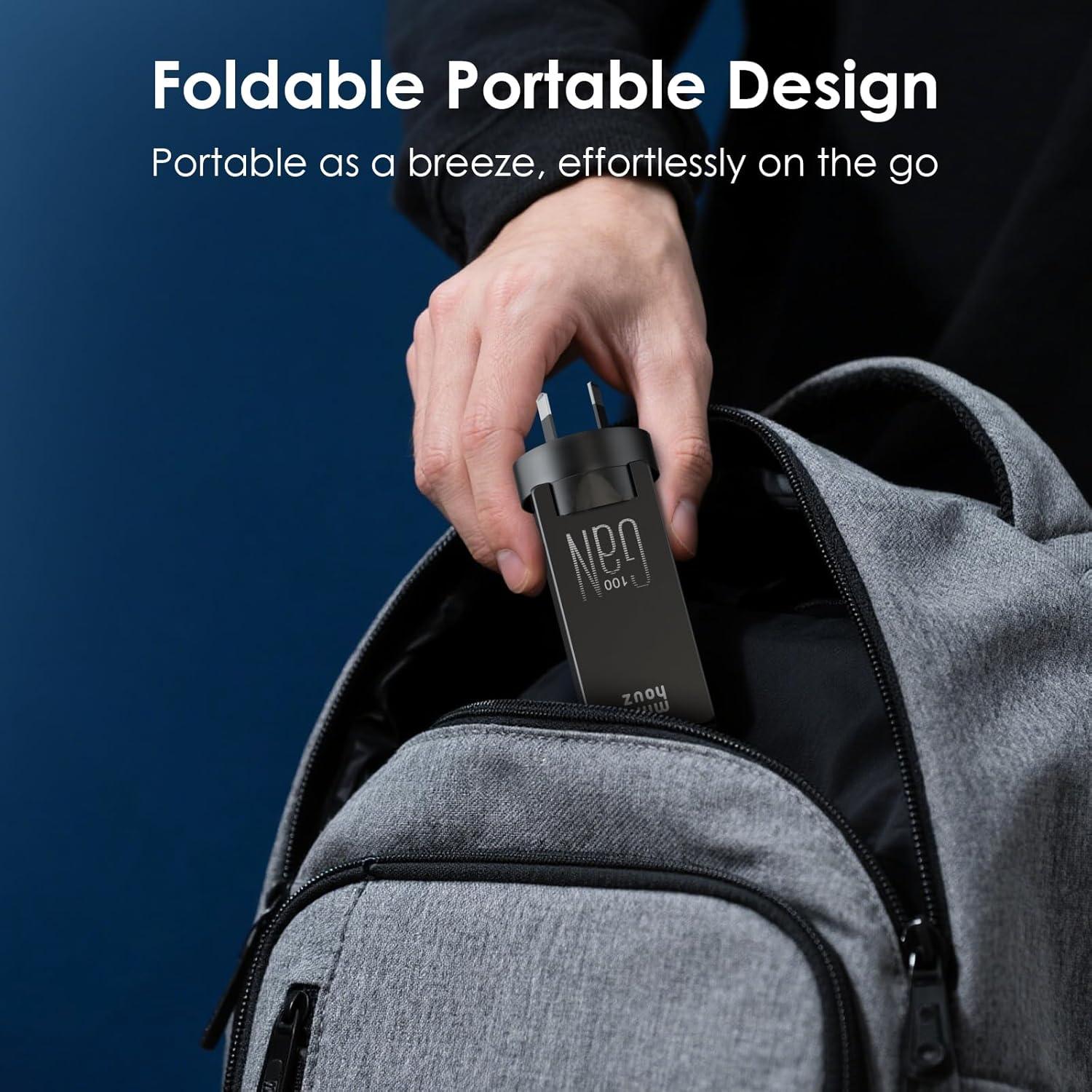 Cargador de Pared USB-C/A 100W Minthouz GaN II 4 Puertos