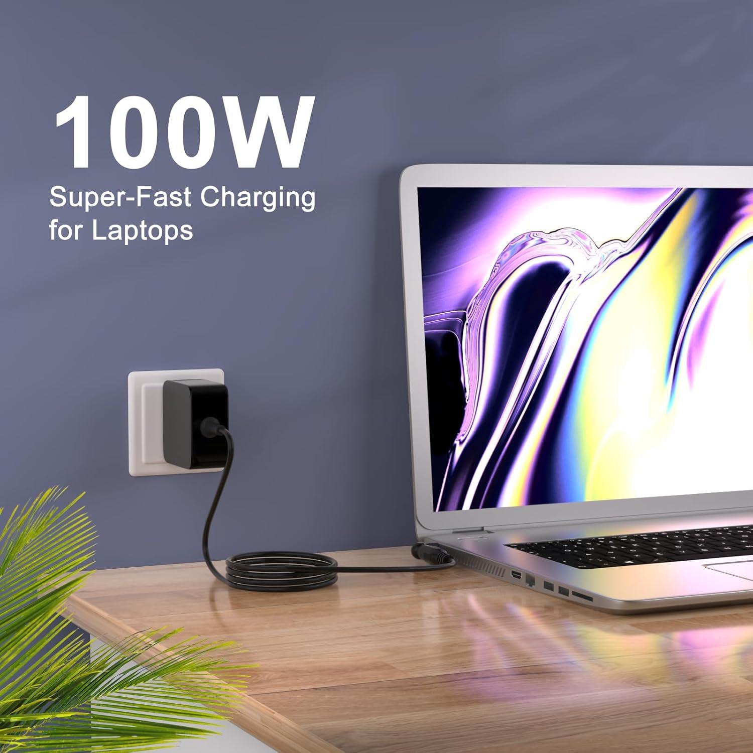 Cargador Universal 100W USB-C GaN III para Laptop