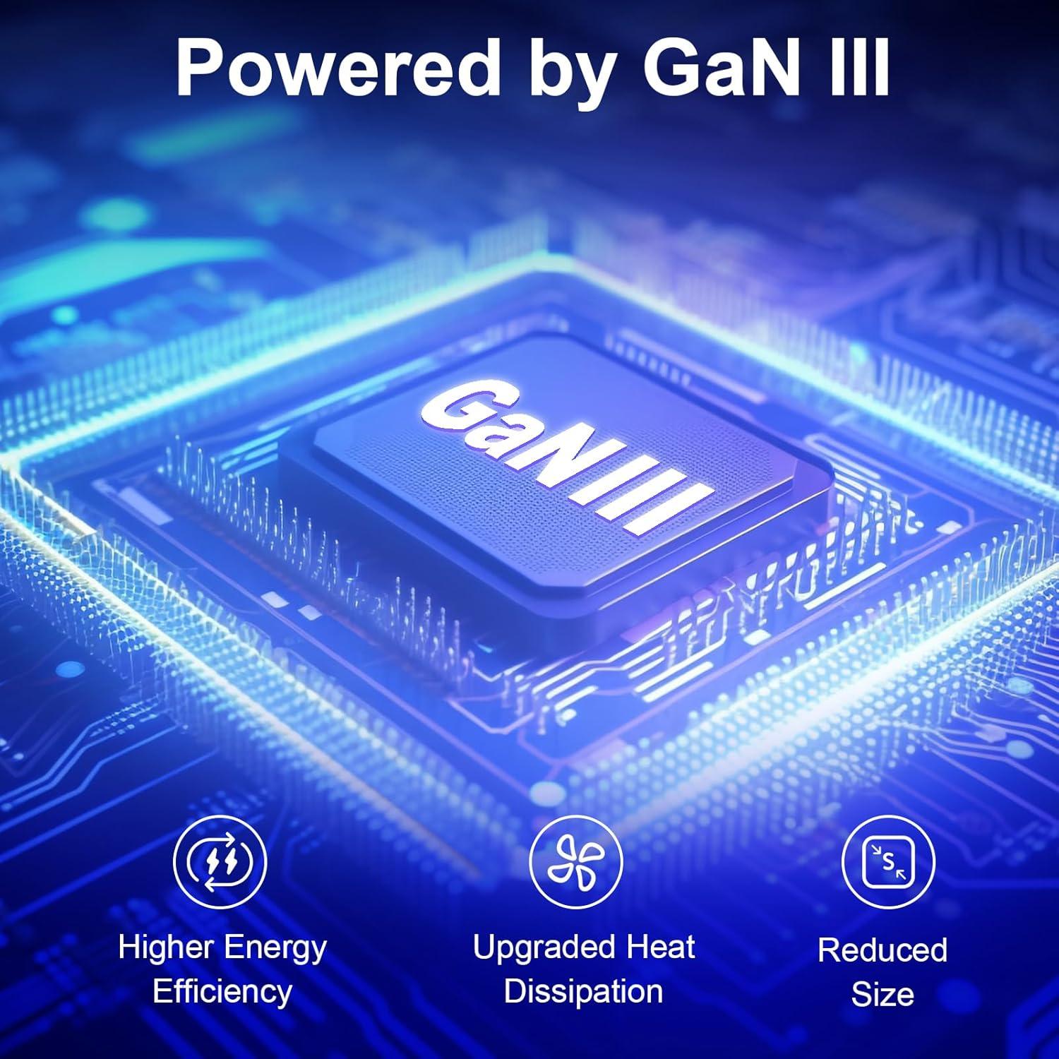 Cargador USB C PAEBAI+ 100W GaN PD3.0 Carga Rápida