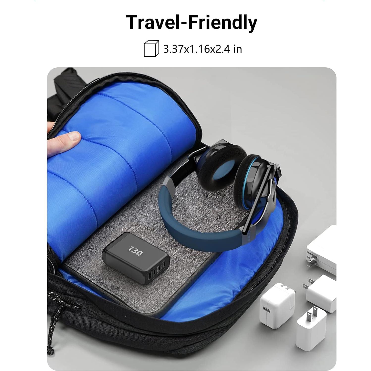 Cargador de pared USB C 130W 4 puertos PD Vina