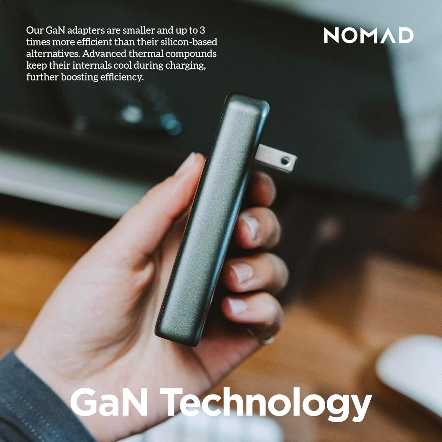 Cargador de Pared Slim Nomad 100W USB-C Doble Rápido