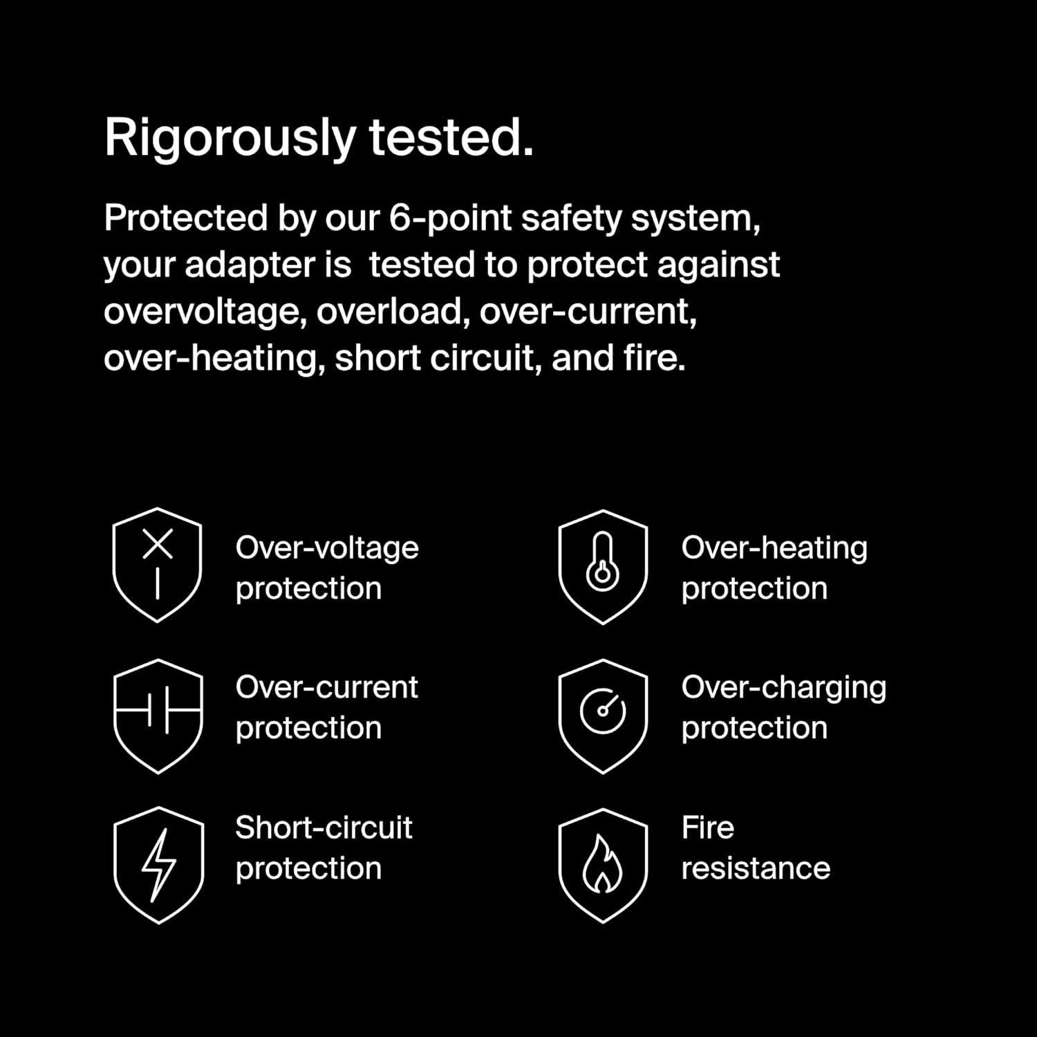 Adaptador de corriente Belkin 100W USB-C GaN con cable 2.4m