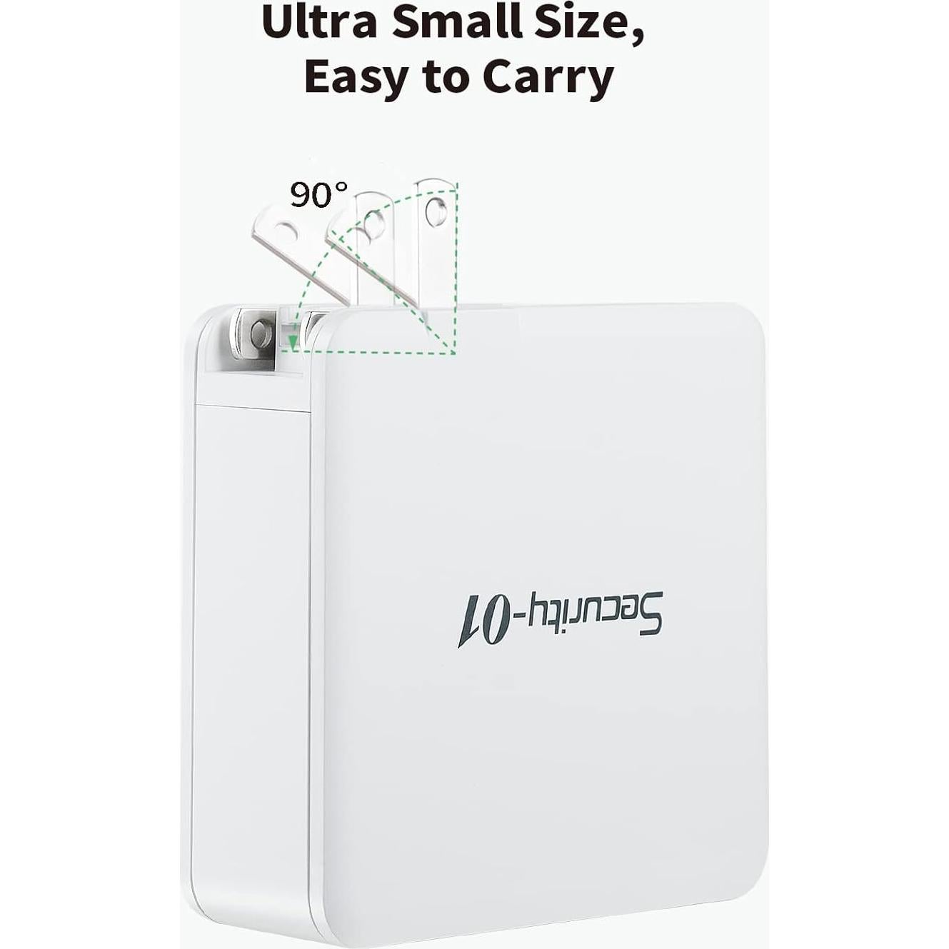 Cargador USB C 100W GaN 4 Puertos Seguridad-01 Rápido