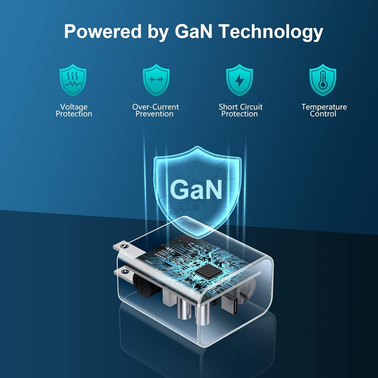 Cargador Rápido USB C 45W Costyle con Cable 6.6FT para Samsung