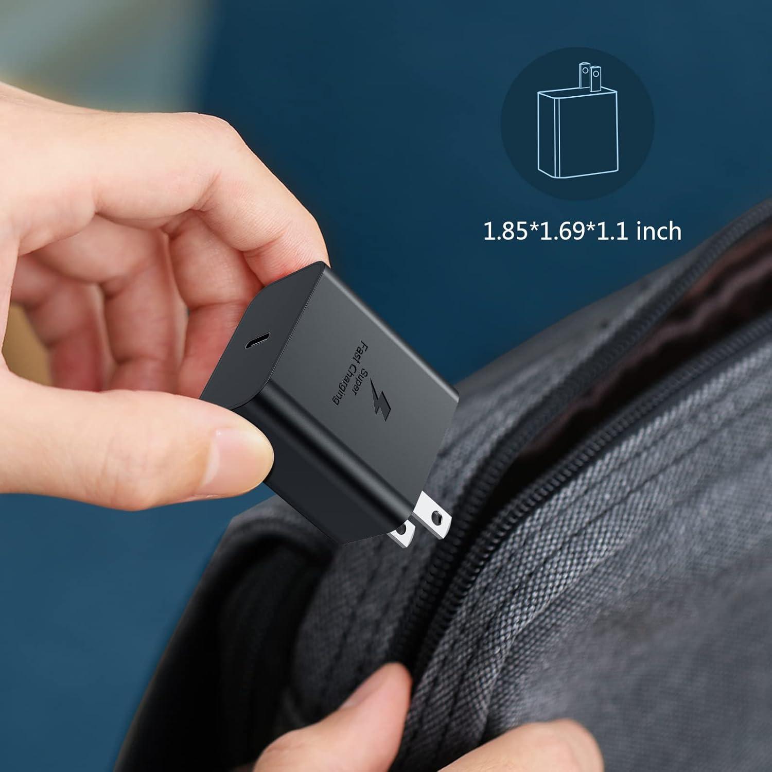 Cargador Rápido USB C 45W Costyle con Cable 6.6FT para Samsung