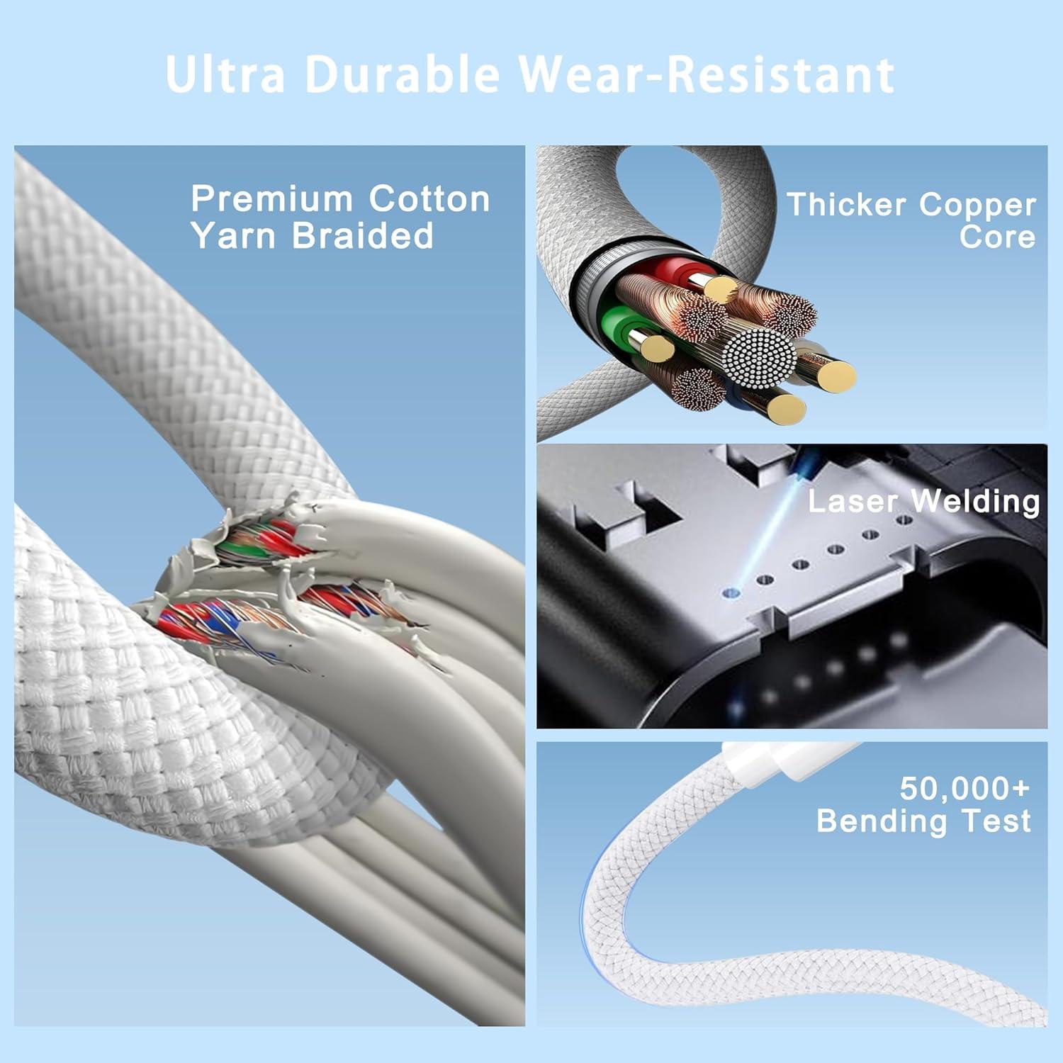 Cargador Rápido 100W USB-C AYKLCZUU para MacBook y Dispositivos