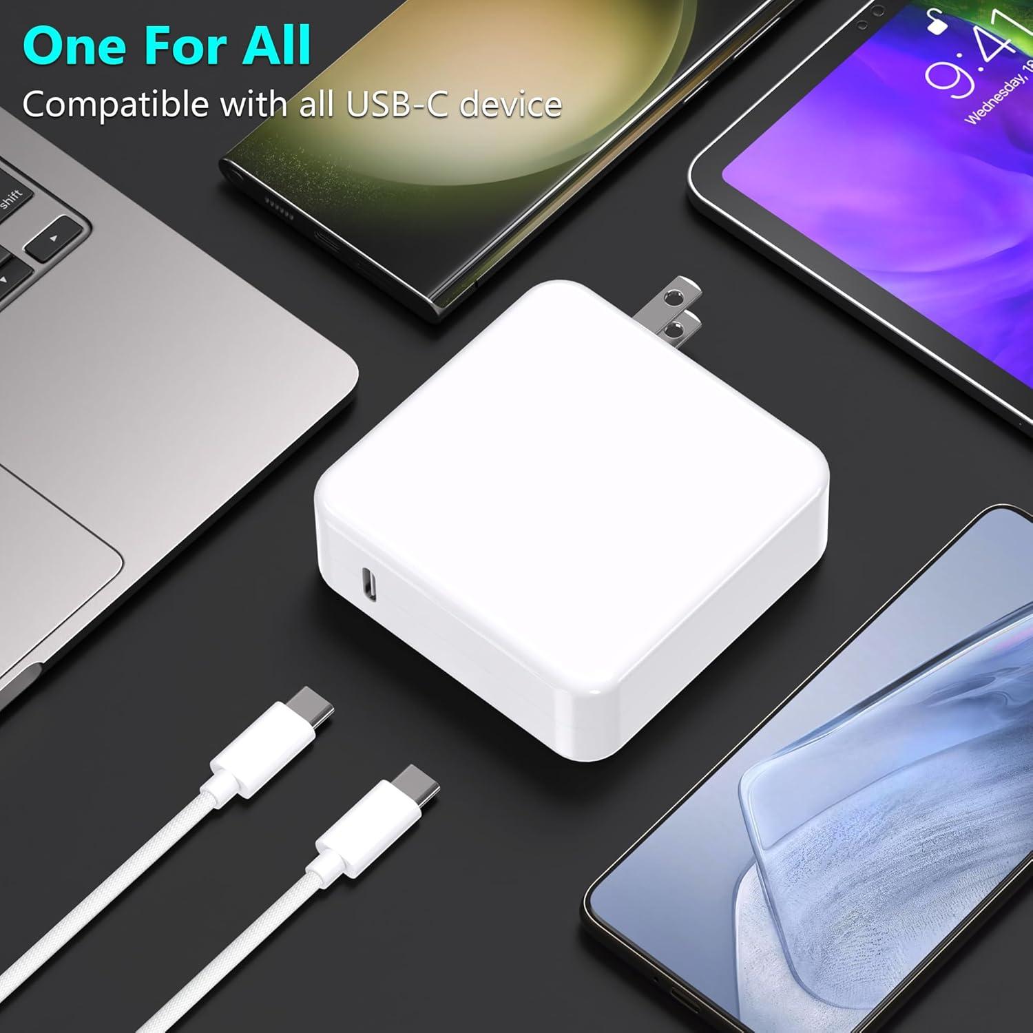 Cargador Rápido 100W USB-C AYKLCZUU para MacBook y Dispositivos