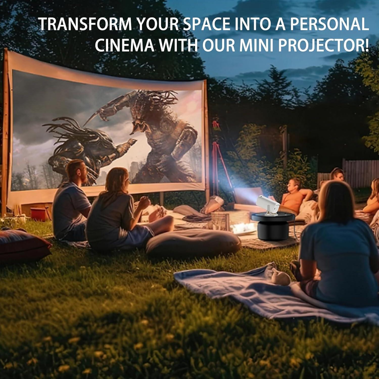 Mini Proyector AGOAL 4K 1080P Portátil con WiFi y Bluetooth