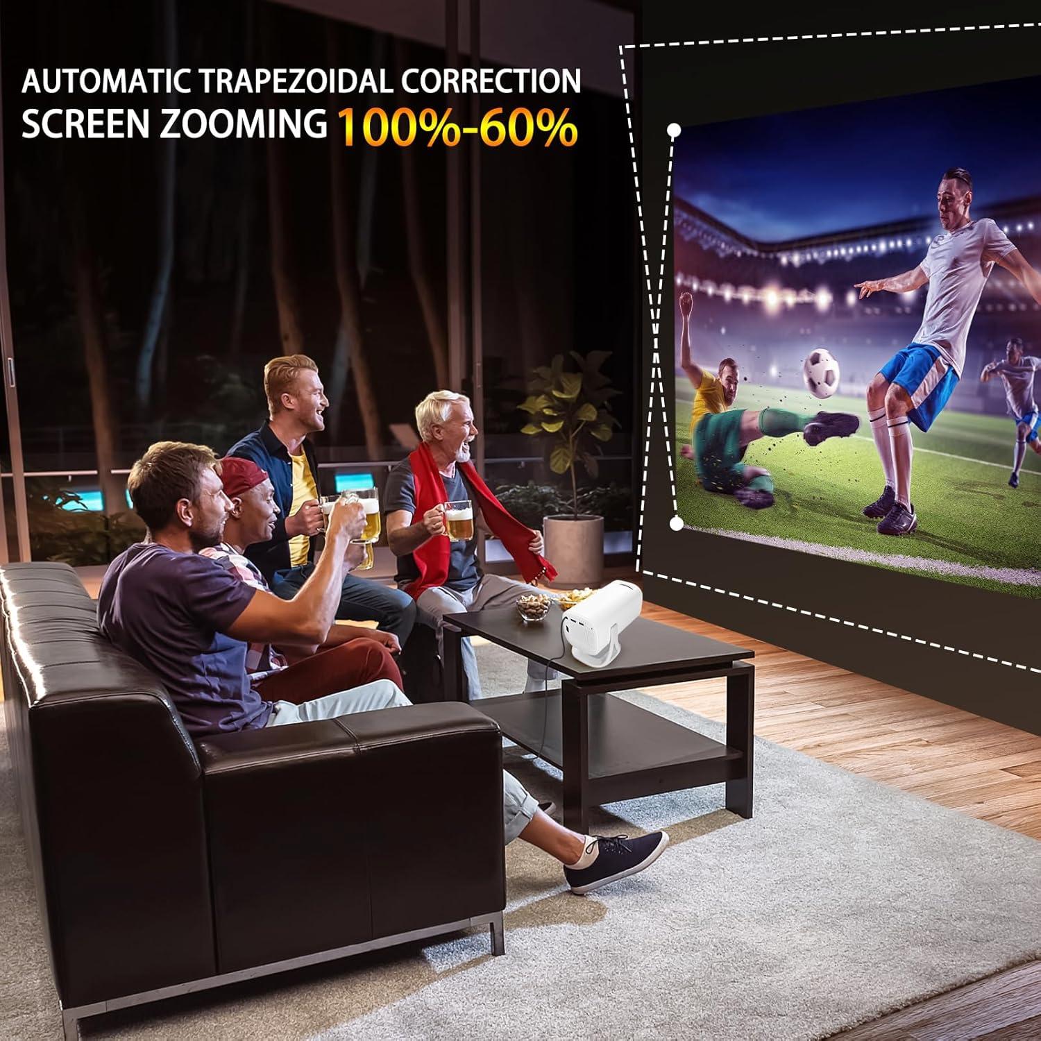 Mini Proyector AGOAL 4K 1080P Portátil con WiFi y Bluetooth