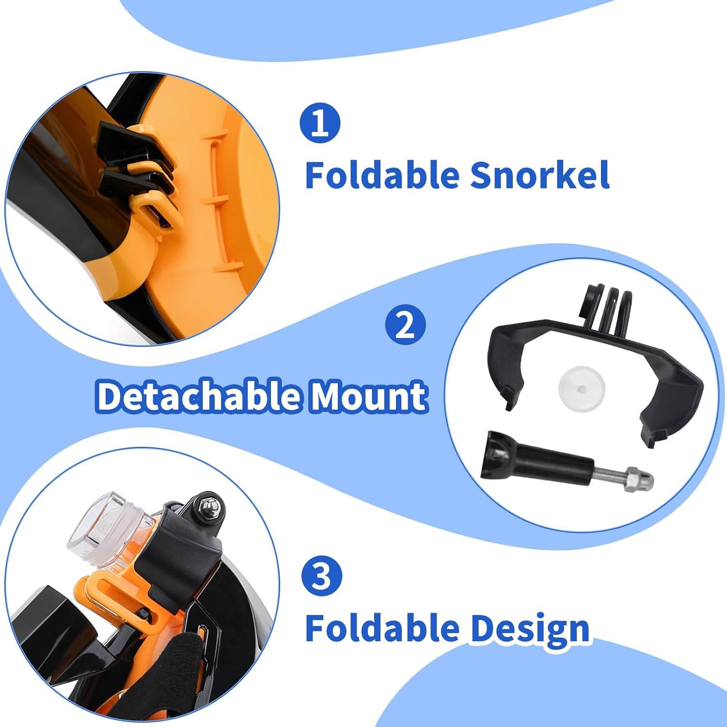 Máscara de Snorkel Body+ Cara Completa Antivaho S/M