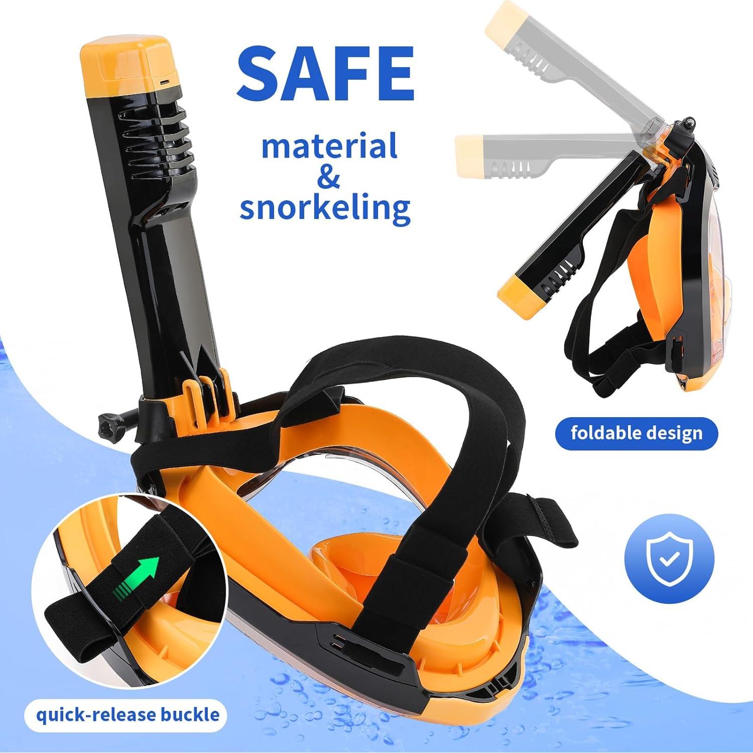 Máscara de Snorkel Body+ Cara Completa Antivaho S/M