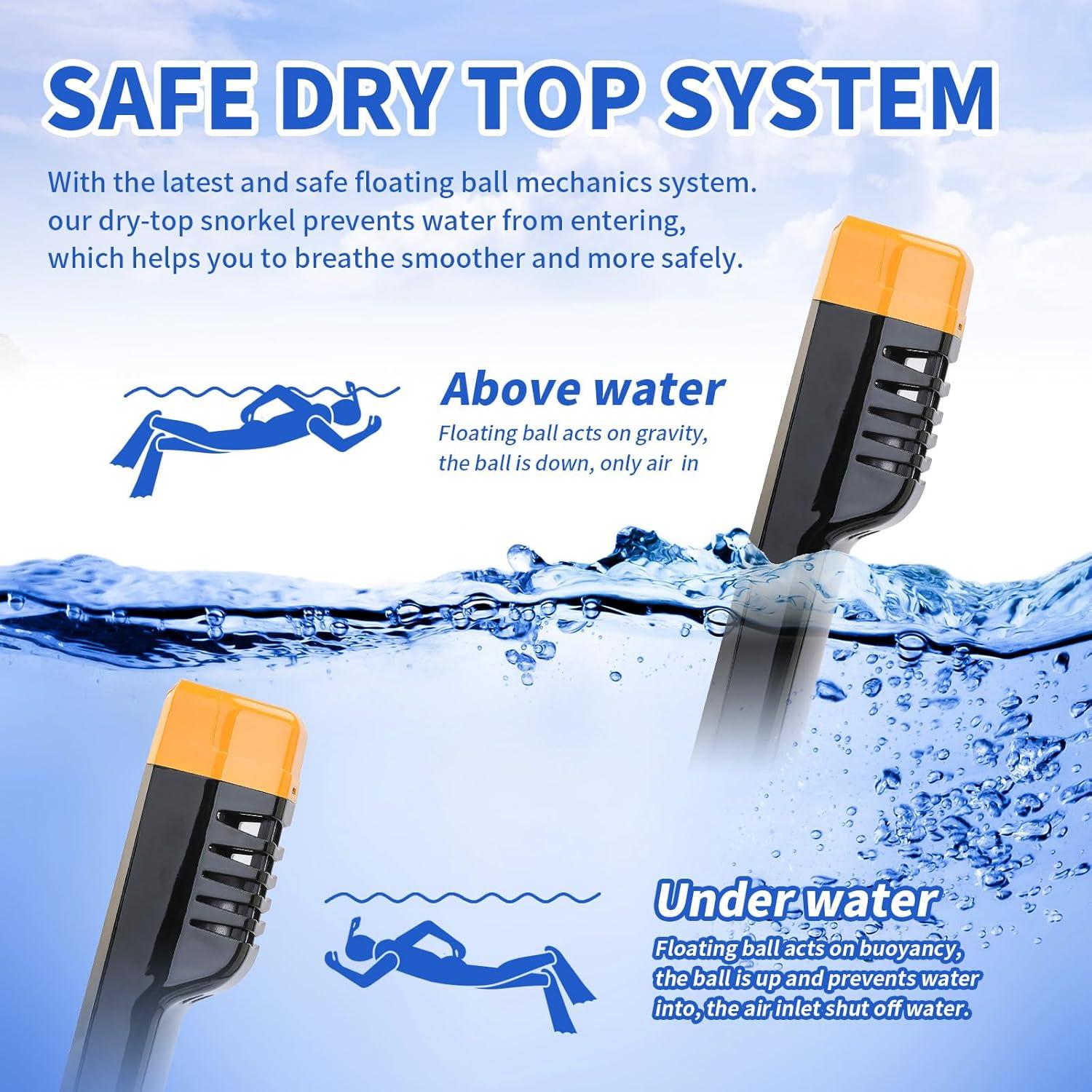 Máscara de Snorkel Body+ Cara Completa Antivaho S/M