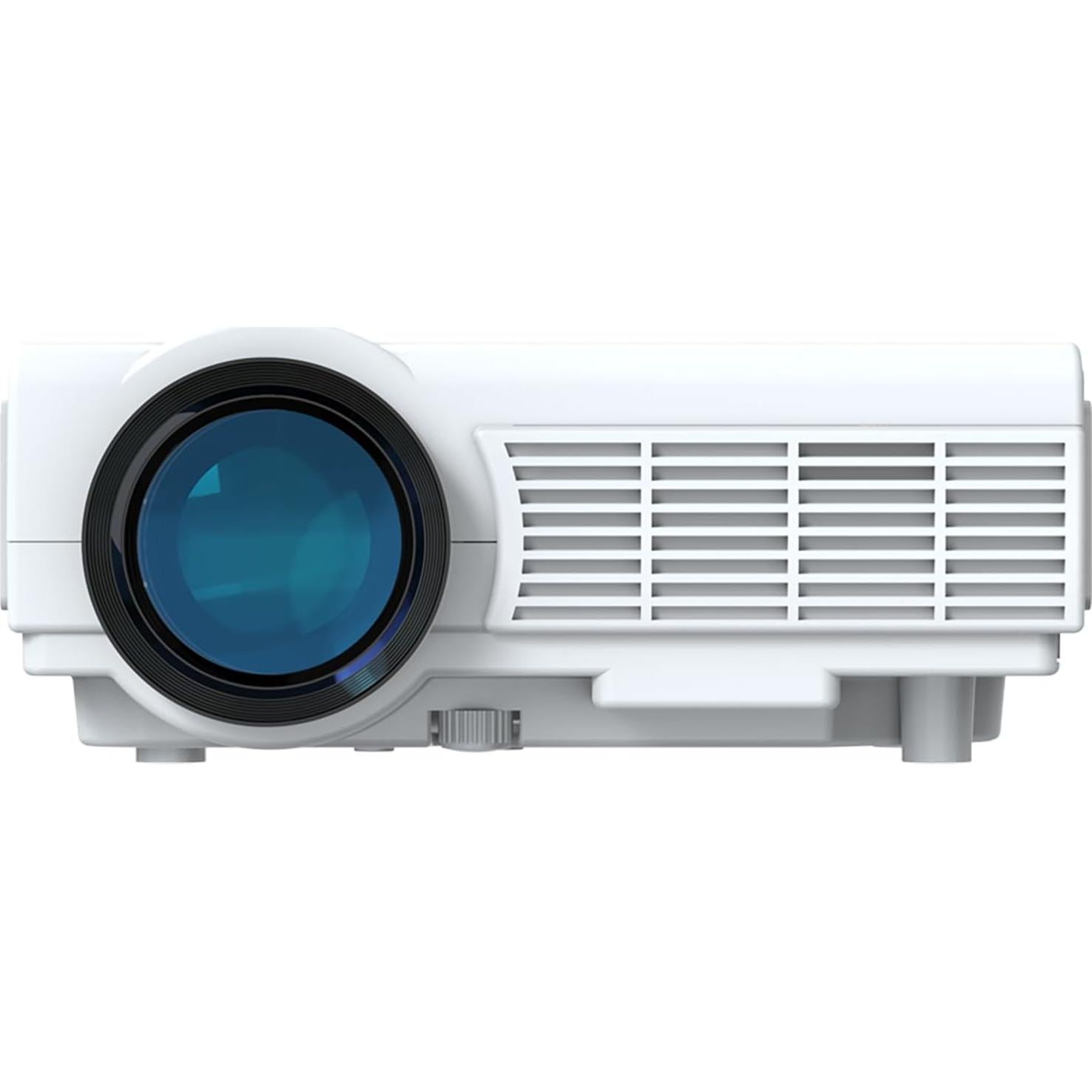 Proyector Portátil JPHPL Q5 Mini 4K HD Bluetooth WiFi Blanco